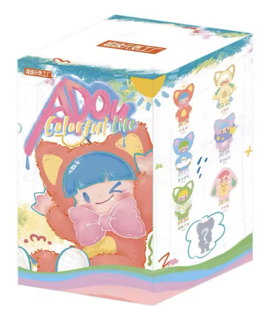 Pre Order - Arrives Mid March - Adou Colorful Life Blind Box Plush